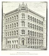 Michigan Savings Bank Building, 1874, SW Corner of Griswold and Lafayette.