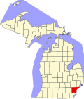 Wayne County map