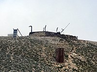 Mount Holmes Fire Lookout burned down after a wildfire, 2019