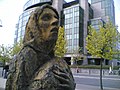 Image 4A memorial to the Great Famine (Ireland), a famine event in Ireland that faced elongated suffering from the UK's domestic policy failures at the time under the Prime Ministers Sir Robert Peel and Lord John Russell. (from Health politics)