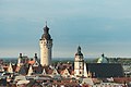 View over Leipzig old town, Germany's Boomtown