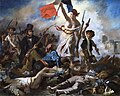 Image 12Eugène Delacroix's Liberty Leading the People (1830, Louvre), a painting created at a time where old and modern political philosophies came into violent conflict. (from History of political thought)