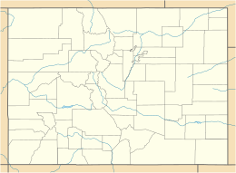 Map showing the location of Yampa River State Park