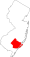 Atlantic County map