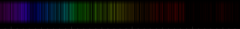 Color lines in a spectral range