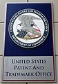 Signboard of US Patent Office Alexandria